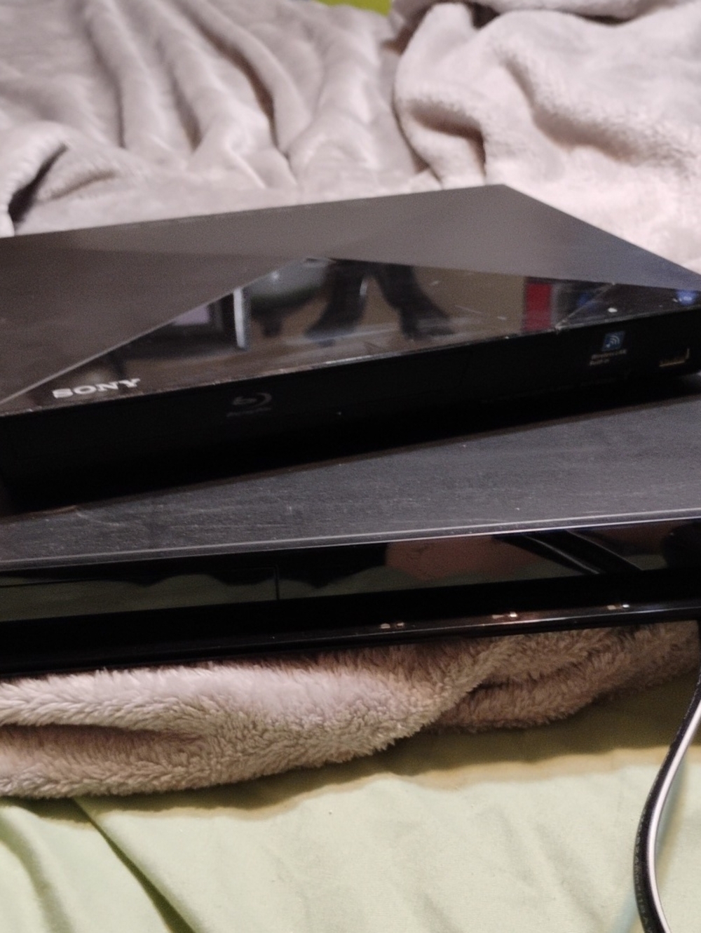 Sony Black Blu‑ray Disc Player with Gloss Finish
